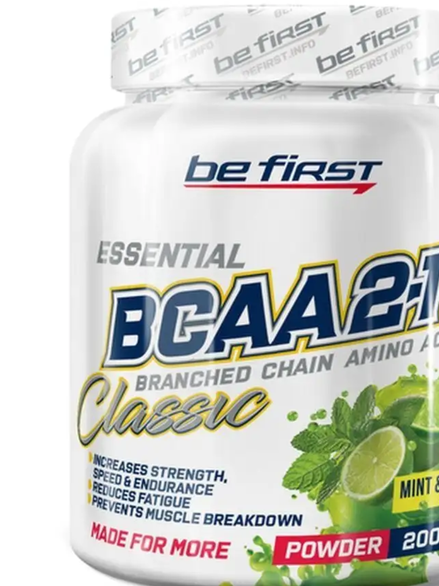 Be First BCAA 2:1:1 CLASSIC powder 200 гр (Мята лайм)