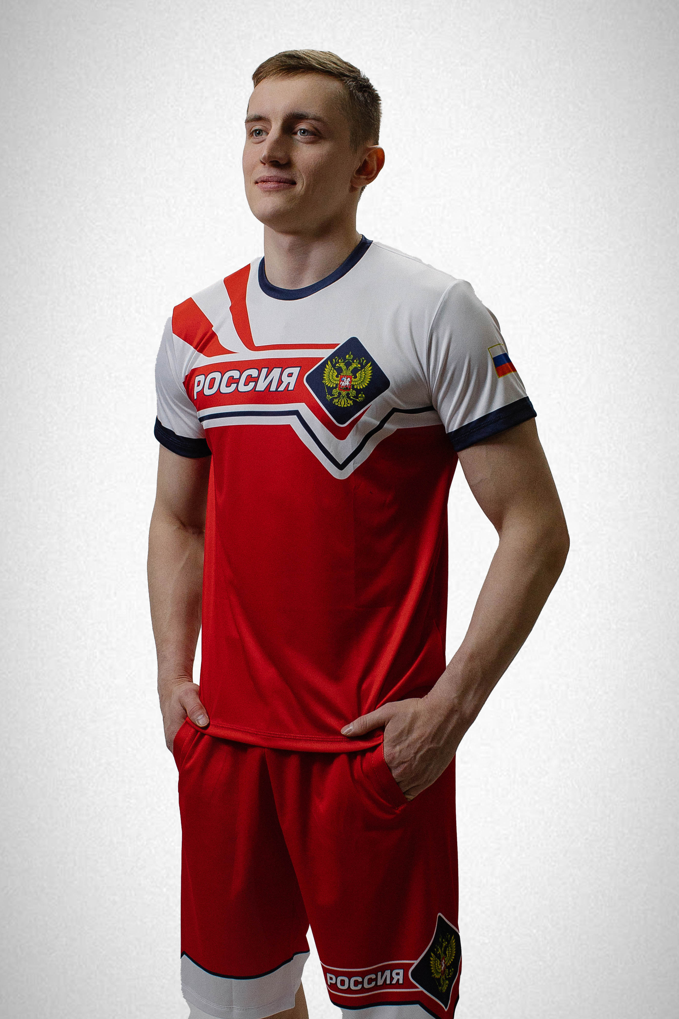 Костюм (Россия) красно-белый