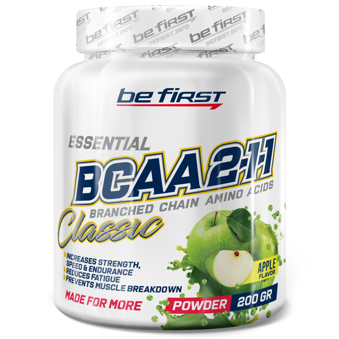 Be First BCAA 2:1:1 CLASSIC powder 200 гр (Яблоко)