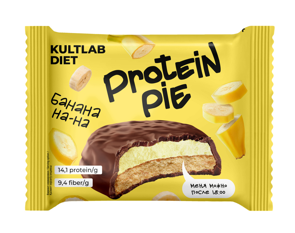 Kultlab Protein Pie 60гр.(Банан)