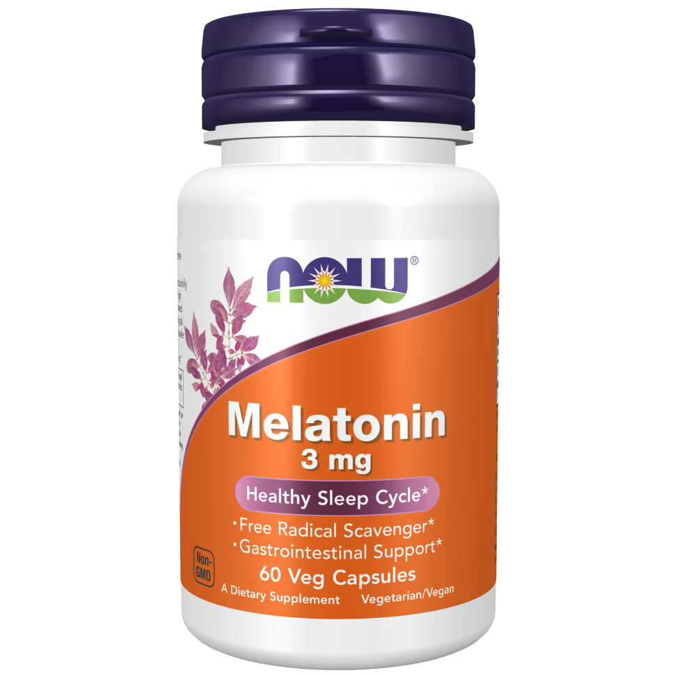 NOW Melatonin 3 mg 60 tabs