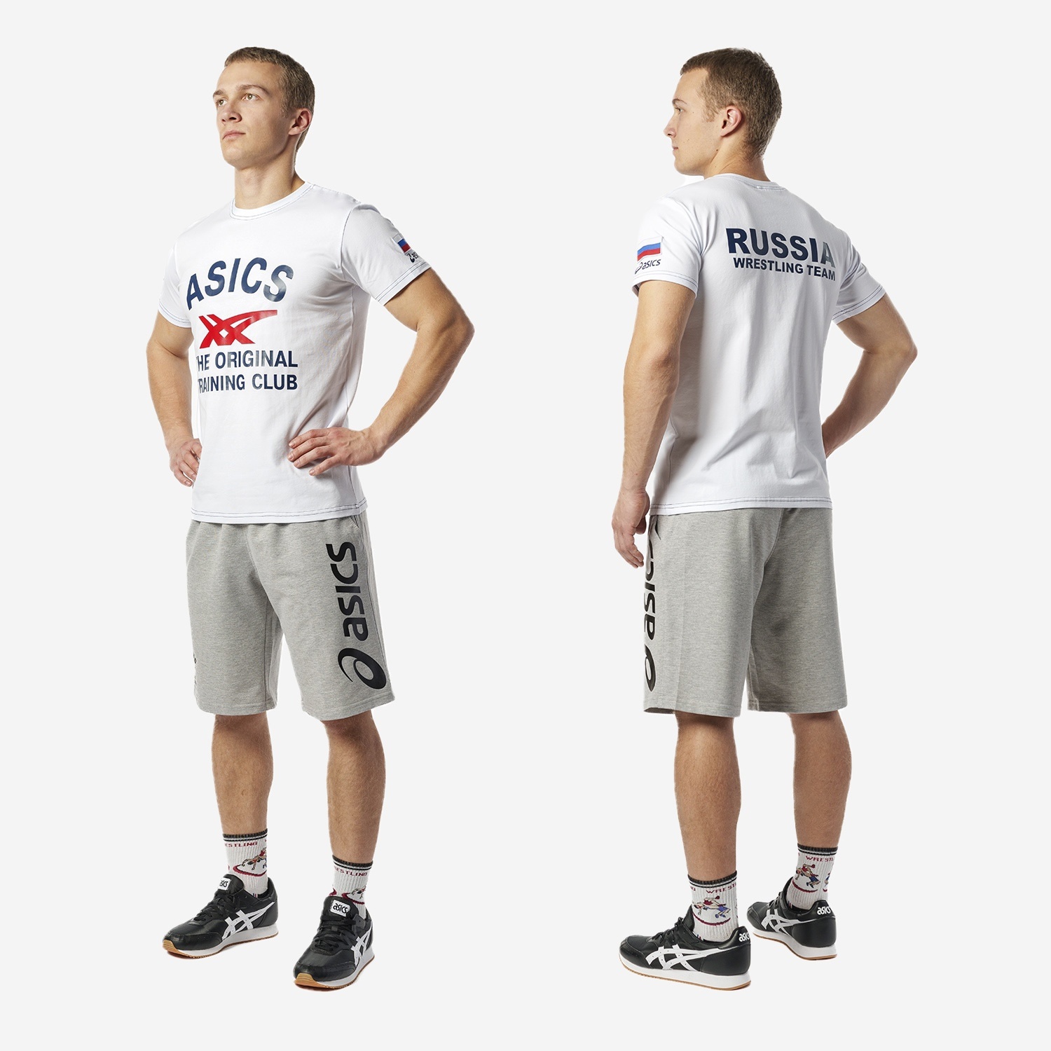 Шорты ASICS серые