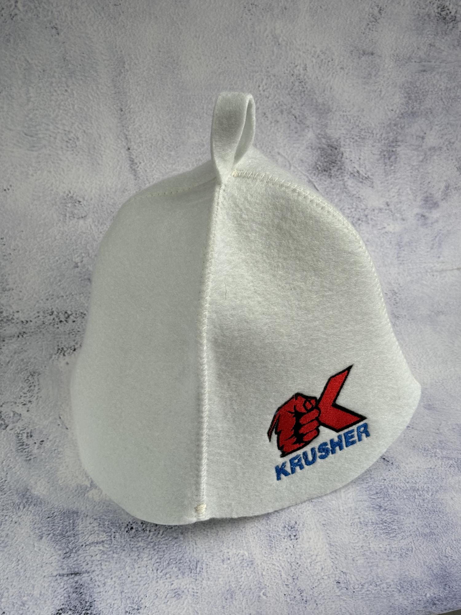 Шапка банная Krusher (цвет белый)