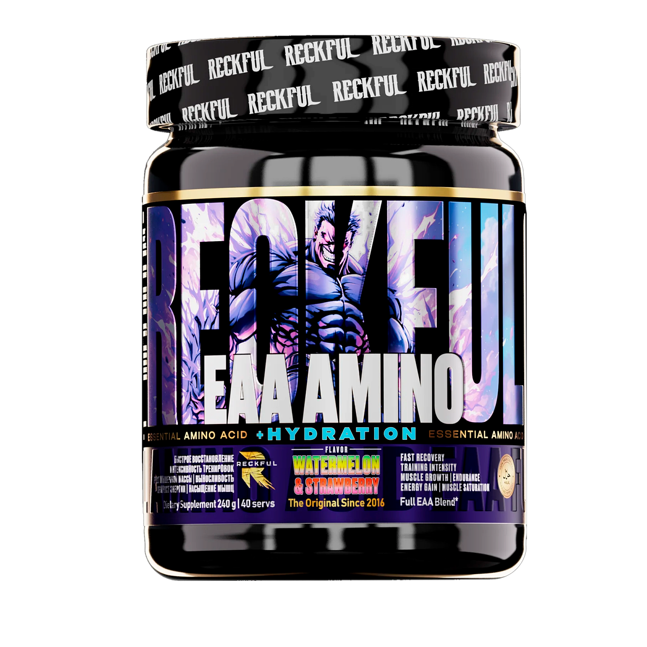 RECKFUL EAA AMINO 240г ( Киви-Лайм/Ледяной чай )